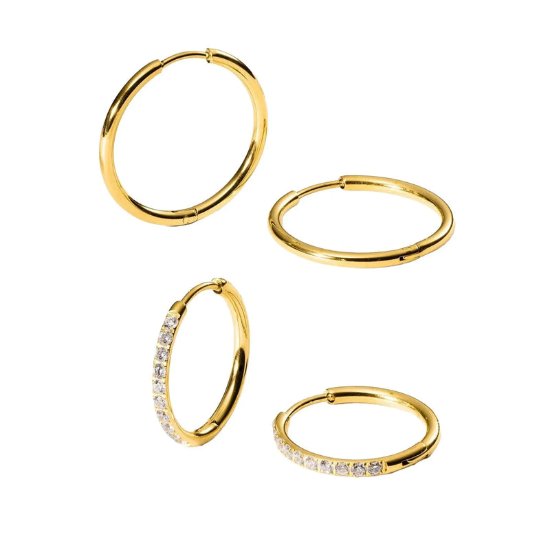 Lovely Glitter Ohrring - Set - Luvéllin