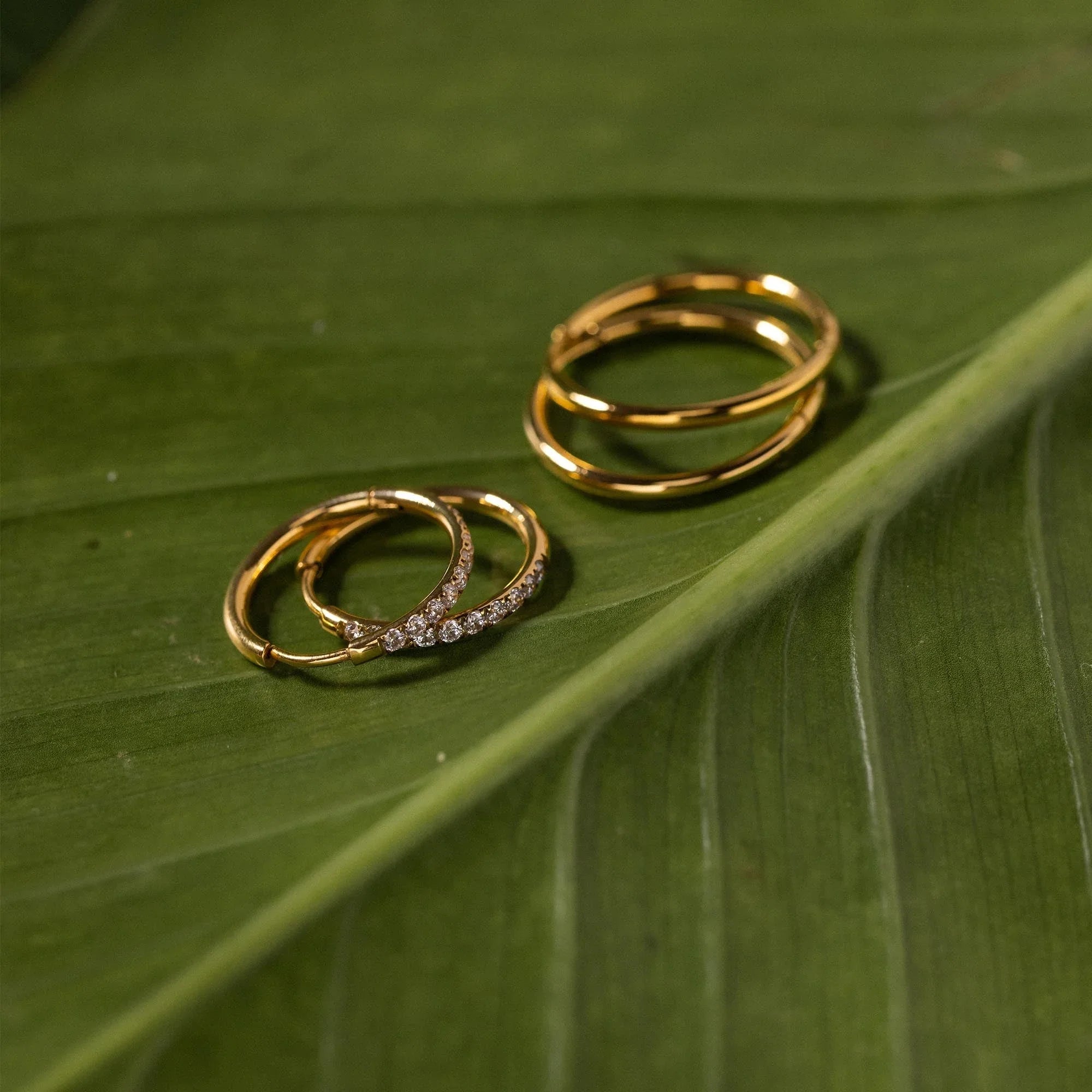 Lovely Glitter Ohrring - Set - Luvéllin